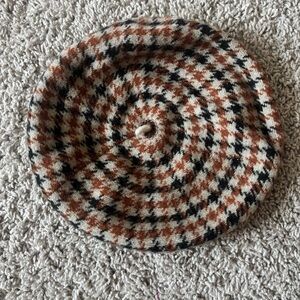 Target Brown and Black Patterned Beret